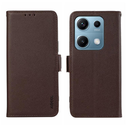 ABEEL Side-Magnetic Litchi Pattern Leather RFID Phone Case, For Redmi Note 14S 4G, For Redmi K80 / K80 Pro, For Redmi Note 14 4G 164.84mm, For Redmi Turbo 4 Pro, For Redmi Turbo 4, For Redmi 14C 4G Xiaomi Accessories - APEXEL INDIA - Mobile Lens - Mobile Camera Lens - Cellphone Accessories - Phone Lens - Smartphone Lens