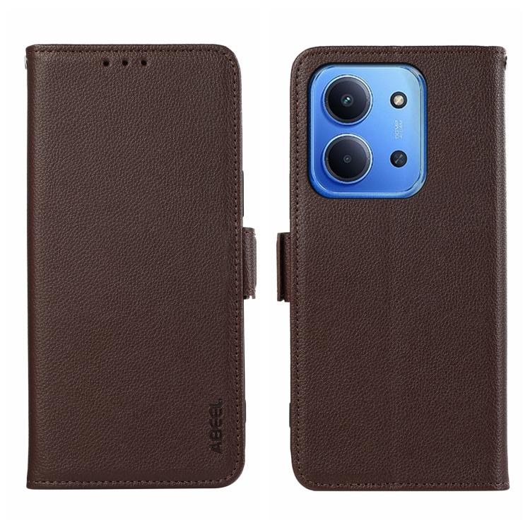ABEEL Side-Magnetic Litchi Pattern Leather RFID Phone Case, For Redmi Note 15 Pro 4G Global 163.2, For Redmi K90/Poco F8 Pro, For Redmi Note 15 Pro 5G Global 163.6, For Redmi 15C 5G / 4G EU 173mm, For Redmi 15 5G Global / 15 4G SEA                     ...