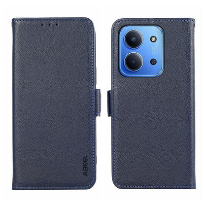ABEEL Side-Magnetic Litchi Pattern Leather RFID Phone Case, For Redmi 15C 5G / 4G Global 171mm, For Redmi 13X, For Redmi A5 4G 173.3mm, For Redmi A5 4G 171.7mm  / Poco C71, For Redmi Note 14S 4G, For Redmi K80 / K80 Pro