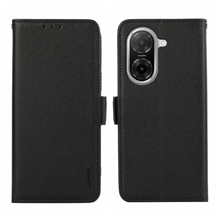 ABEEL Side-Magnetic Litchi Pattern Leather RFID Phone Case, For Redmi 15C 5G / 4G Global 171mm, For Redmi 13X, For Redmi A5 4G 173.3mm, For Redmi A5 4G 171.7mm  / Poco C71, For Redmi Note 14S 4G, For Redmi K80 / K80 Pro
