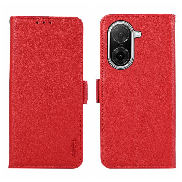 ABEEL Side-Magnetic Litchi Pattern Leather RFID Phone Case, For Redmi 15C 5G / 4G Global 171mm, For Redmi 13X, For Redmi A5 4G 173.3mm, For Redmi A5 4G 171.7mm  / Poco C71, For Redmi Note 14S 4G, For Redmi K80 / K80 Pro