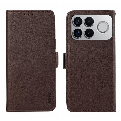 ABEEL Side-Magnetic Litchi Pattern Leather RFID Phone Case, For Redmi K90 Pro Max/Poco F8 Ultra, For Redmi K90/Poco F8 Pro, For Redmi Note 15 Pro+ 5G Global 163.3, For Redmi Note 15 Pro 5G Global 163.6, For Redmi Note 15 5G Global 164mm                ... Xiaomi Accessories - APEXEL INDIA - Mobile Lens - Mobile Camera Lens - Cellphone Accessories - Phone Lens - Smartphone Lens