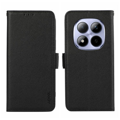ABEEL Side-Magnetic Litchi Pattern Leather RFID Phone Case, For Redmi Note 15 Pro 4G Global 163.2, For Redmi K90/Poco F8 Pro, For Redmi Note 15 Pro 5G Global 163.6, For Redmi 15C 5G / 4G EU 173mm, For Redmi 15 5G Global / 15 4G SEA                     ...