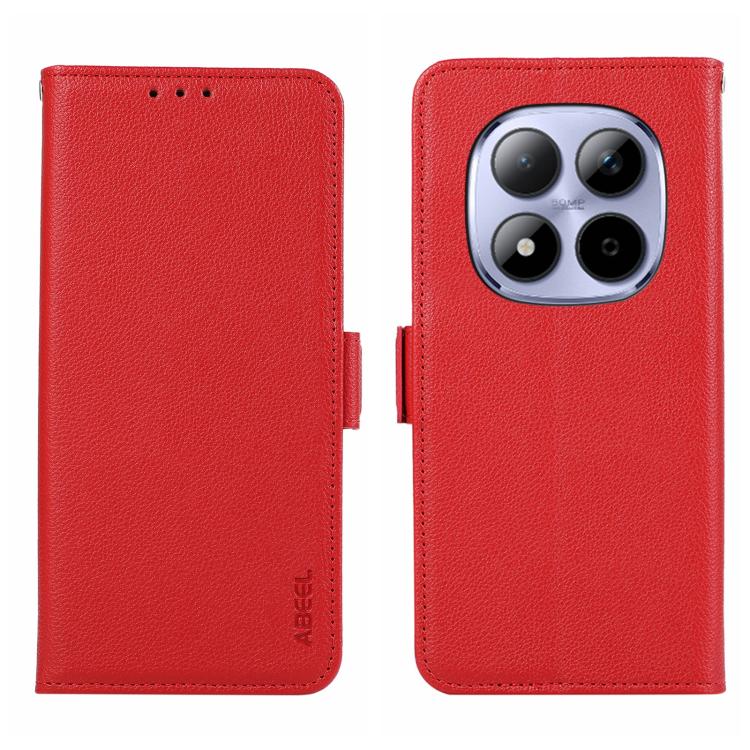 ABEEL Side-Magnetic Litchi Pattern Leather RFID Phone Case, For Redmi Note 15 Pro 4G Global 163.2, For Redmi K90/Poco F8 Pro, For Redmi Note 15 Pro 5G Global 163.6, For Redmi 15C 5G / 4G EU 173mm, For Redmi 15 5G Global / 15 4G SEA                     ...