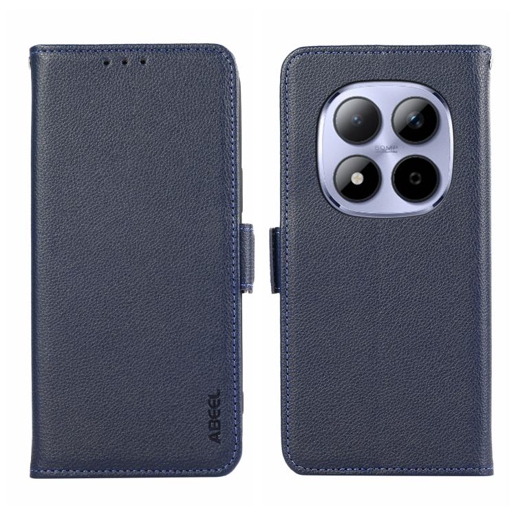 ABEEL Side-Magnetic Litchi Pattern Leather RFID Phone Case, For Redmi Note 15 Pro 4G Global 163.2, For Redmi K90/Poco F8 Pro, For Redmi Note 15 Pro 5G Global 163.6, For Redmi 15C 5G / 4G EU 173mm, For Redmi 15 5G Global / 15 4G SEA                     ...