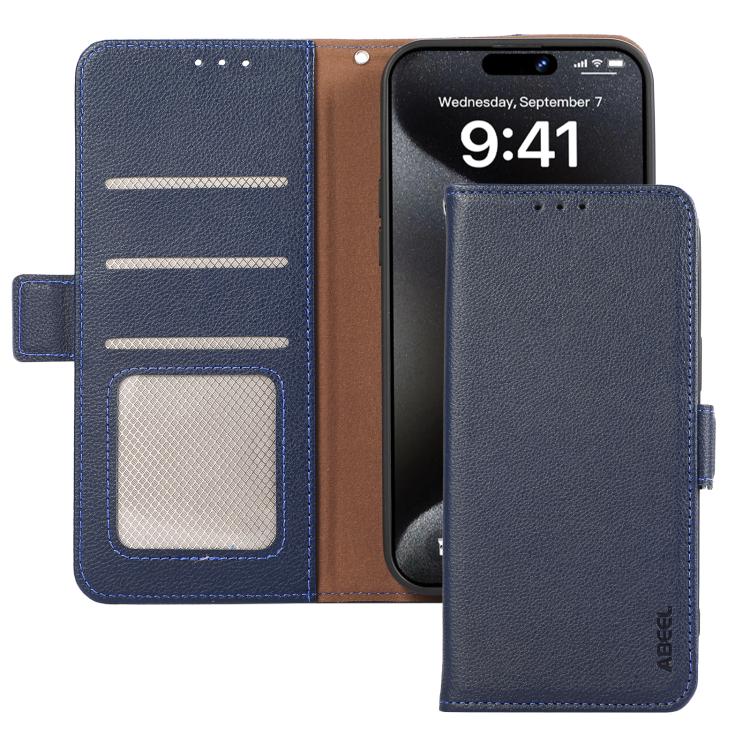 ABEEL Side-Magnetic Litchi Pattern Leather RFID Phone Case, For Redmi A7 Pro 171mm/Poco C85x 5G, For Redmi Turbo 5 Max / Poco X8 Pro Max, For Redmi Turbo 5 5G / Poco X8 Pro 5G, For Redmi Note 15 Pro+ 5G Global 163.3, For Redmi Note 15 5G Global 164mm  ...