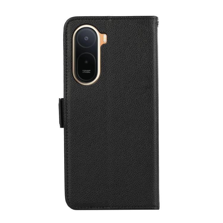 ABEEL Side-Magnetic Litchi Pattern Leather RFID Phone Case, For Redmi A7 Pro 171mm/Poco C85x 5G, For Redmi Turbo 5 Max / Poco X8 Pro Max, For Redmi Turbo 5 5G / Poco X8 Pro 5G, For Redmi Note 15 Pro+ 5G Global 163.3, For Redmi Note 15 5G Global 164mm  ...