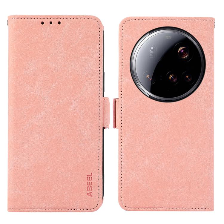 ABEEL Frosted Magnetic RFID Leather Phone Case, For Xiaomi 15 Ultra, For Xiaomi Poco X7 Pro, For Xiaomi 14T Pro, For Xiaomi 14T