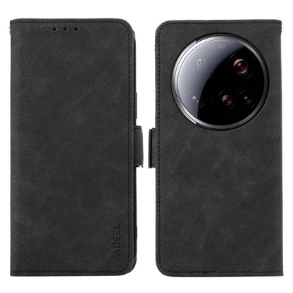 ABEEL Frosted Magnetic RFID Leather Phone Case, For Xiaomi 15 Ultra, For Xiaomi Poco X7 Pro, For Xiaomi 14T Pro, For Xiaomi 14T