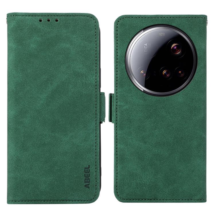 ABEEL Frosted Magnetic RFID Leather Phone Case, For Xiaomi 15 Ultra, For Xiaomi Poco X7 Pro, For Xiaomi 14T Pro, For Xiaomi 14T