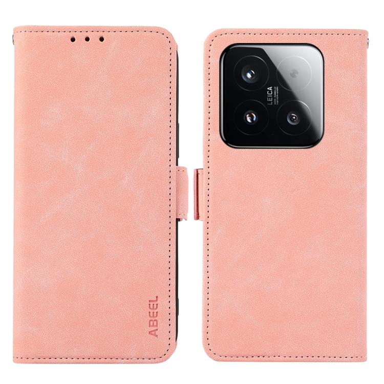 ABEEL Frosted Magnetic RFID Leather Phone Case, For Xiaomi 17, For Xiaomi 15T Pro 5G, For Xiaomi 15T 5G, For Xiaomi Poco F7 Pro / F7 Ultra Global