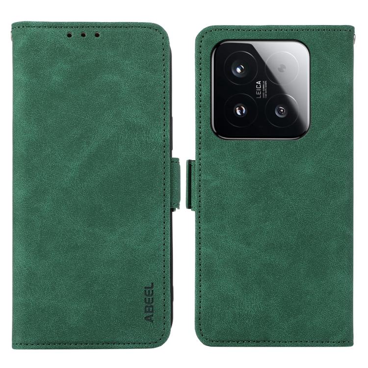 ABEEL Frosted Magnetic RFID Leather Phone Case, For Xiaomi 17, For Xiaomi 15T Pro 5G, For Xiaomi 15T 5G, For Xiaomi Poco F7 Pro / F7 Ultra Global