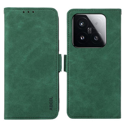 ABEEL Frosted Magnetic RFID Leather Phone Case, For Xiaomi 17, For Xiaomi 15T Pro 5G, For Xiaomi 15T 5G, For Xiaomi Poco F7 Pro / F7 Ultra Global