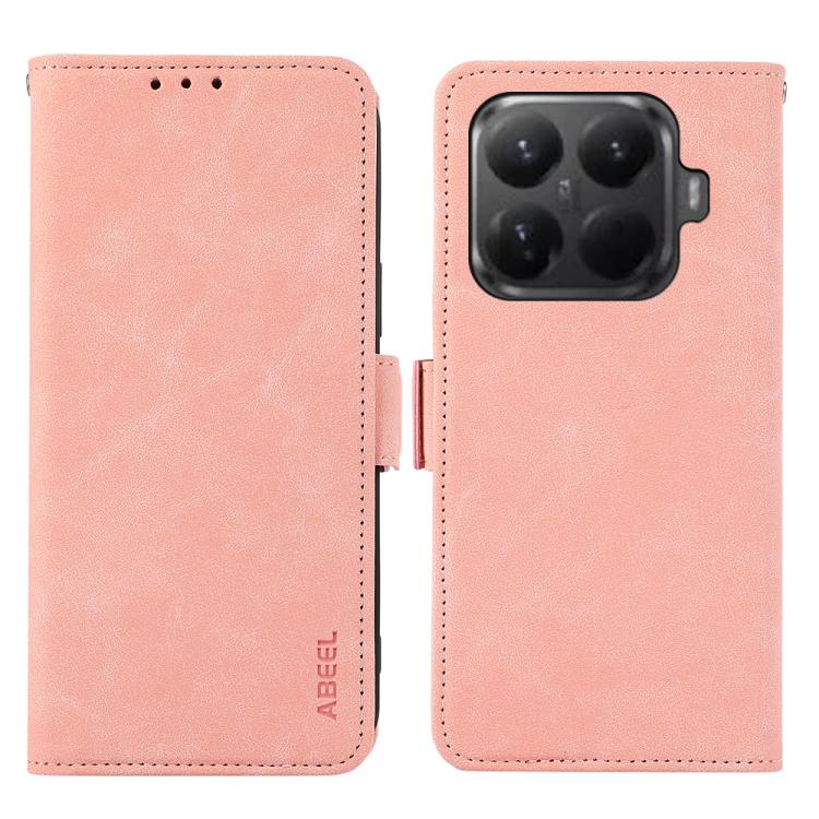 ABEEL Frosted Magnetic RFID Leather Phone Case, For Xiaomi 17, For Xiaomi 15T Pro 5G, For Xiaomi 15T 5G, For Xiaomi Poco F7 Pro / F7 Ultra Global