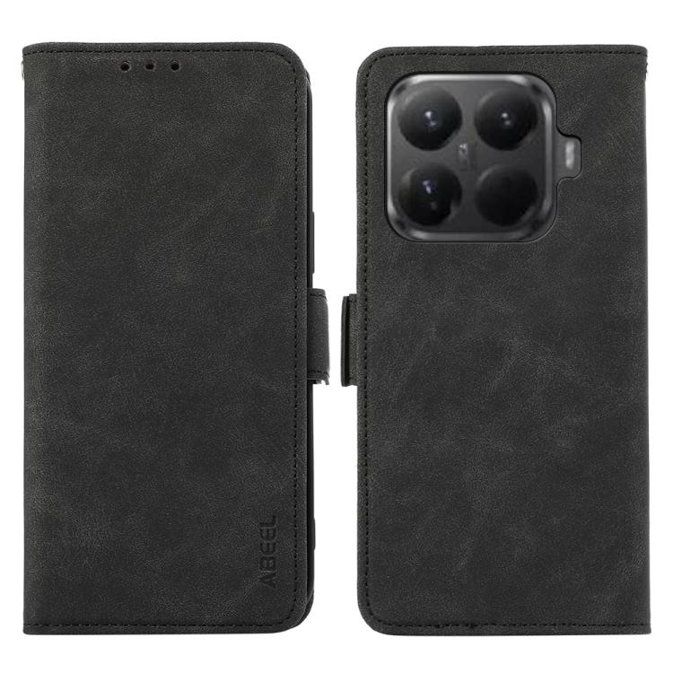 ABEEL Frosted Magnetic RFID Leather Phone Case, For Xiaomi 17, For Xiaomi 15T Pro 5G, For Xiaomi 15T 5G, For Xiaomi Poco F7 Pro / F7 Ultra Global