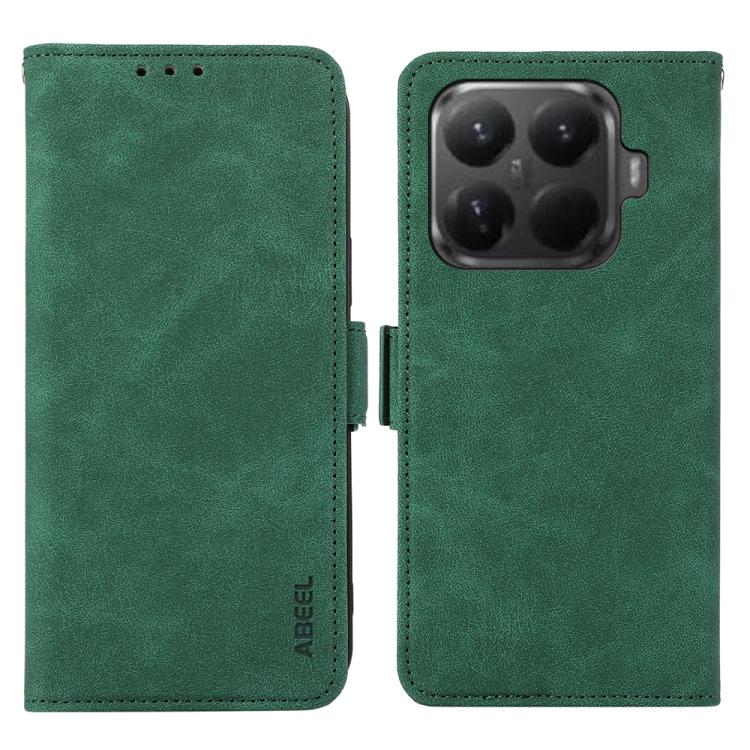 ABEEL Frosted Magnetic RFID Leather Phone Case, For Xiaomi 17, For Xiaomi 15T Pro 5G, For Xiaomi 15T 5G, For Xiaomi Poco F7 Pro / F7 Ultra Global