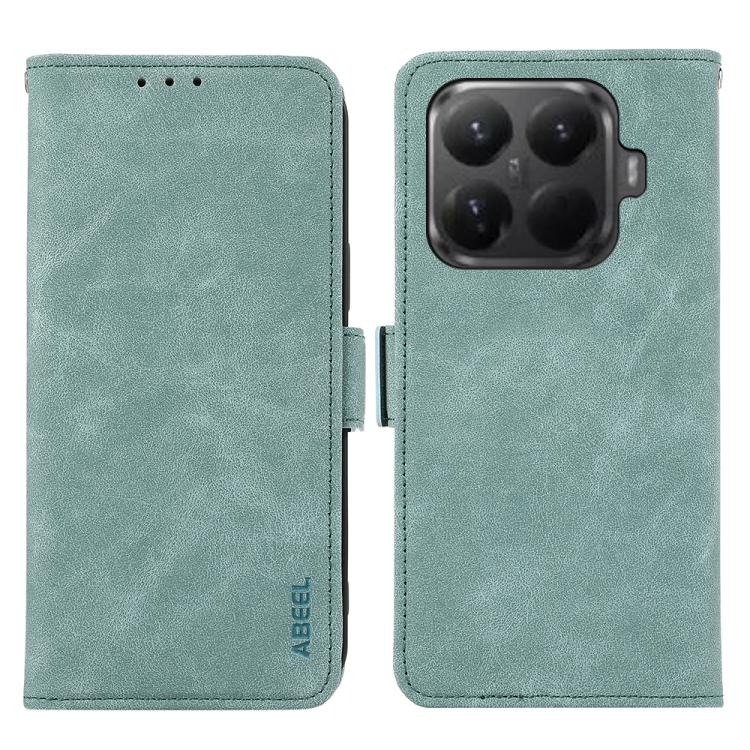 ABEEL Frosted Magnetic RFID Leather Phone Case, For Xiaomi 17, For Xiaomi 15T Pro 5G, For Xiaomi 15T 5G, For Xiaomi Poco F7 Pro / F7 Ultra Global