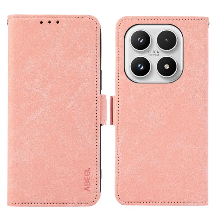ABEEL Frosted Magnetic RFID Leather Phone Case, For Xiaomi 17, For Xiaomi 15T Pro 5G, For Xiaomi 15T 5G, For Xiaomi Poco F7 Pro / F7 Ultra Global