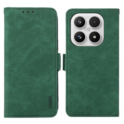ABEEL Frosted Magnetic RFID Leather Phone Case, For Xiaomi 17, For Xiaomi 15T Pro 5G, For Xiaomi 15T 5G, For Xiaomi Poco F7 Pro / F7 Ultra Global