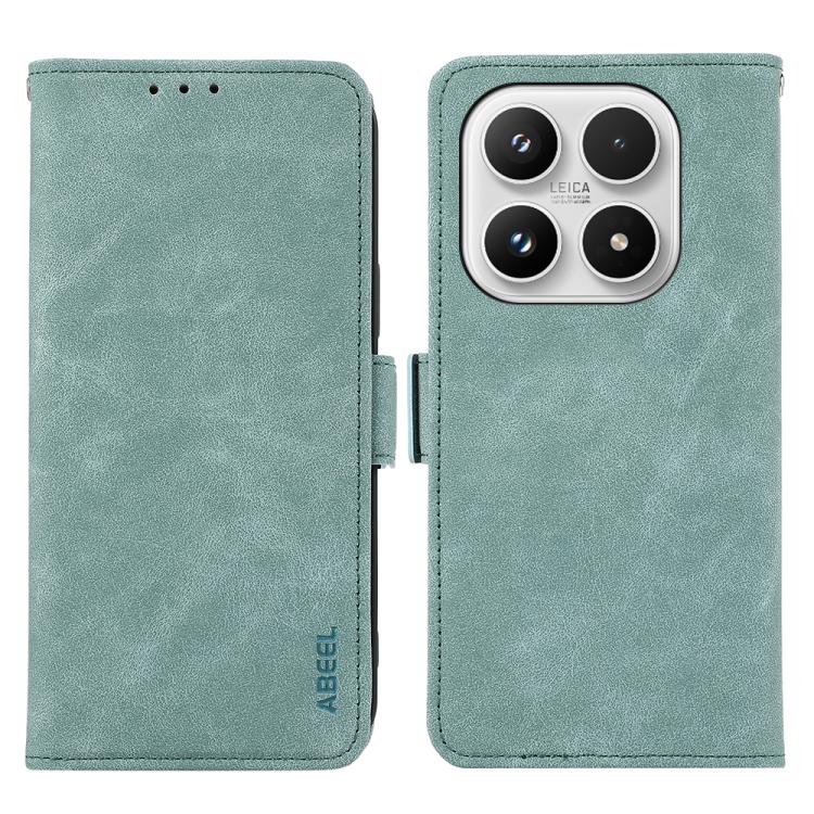 ABEEL Frosted Magnetic RFID Leather Phone Case, For Xiaomi 17, For Xiaomi 15T Pro 5G, For Xiaomi 15T 5G, For Xiaomi Poco F7 Pro / F7 Ultra Global