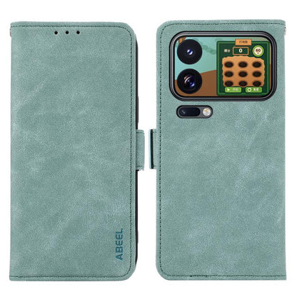 ABEEL Frosted Magnetic RFID Leather Phone Case, For Xiaomi 18 Pro Max 5G, For Xiaomi 18 Pro 5G, For Xiaomi 17T Pro 5G, For Xiaomi 17T 5G
