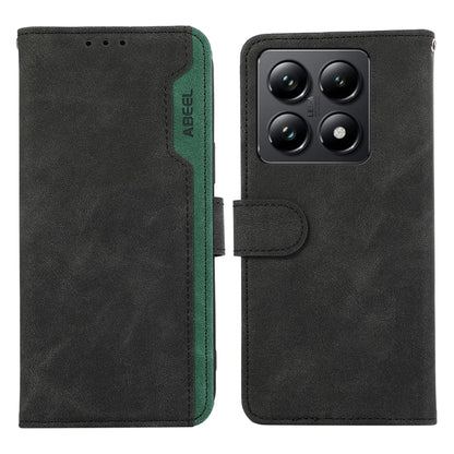 ABEEL Color Block Magnetic RFID Leather Phone Case, For Xiaomi 15 Ultra, For Xiaomi Poco X7 Pro, For Xiaomi 14T Pro, For Xiaomi 14T