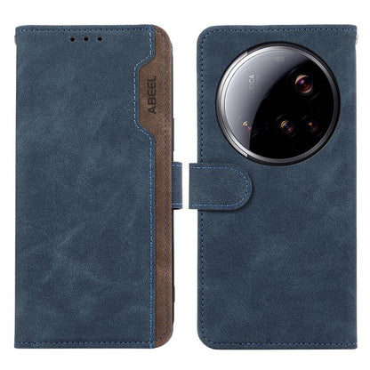 ABEEL Color Block Magnetic RFID Leather Phone Case, For Xiaomi 15 Ultra, For Xiaomi Poco X7 Pro, For Xiaomi 14T Pro, For Xiaomi 14T