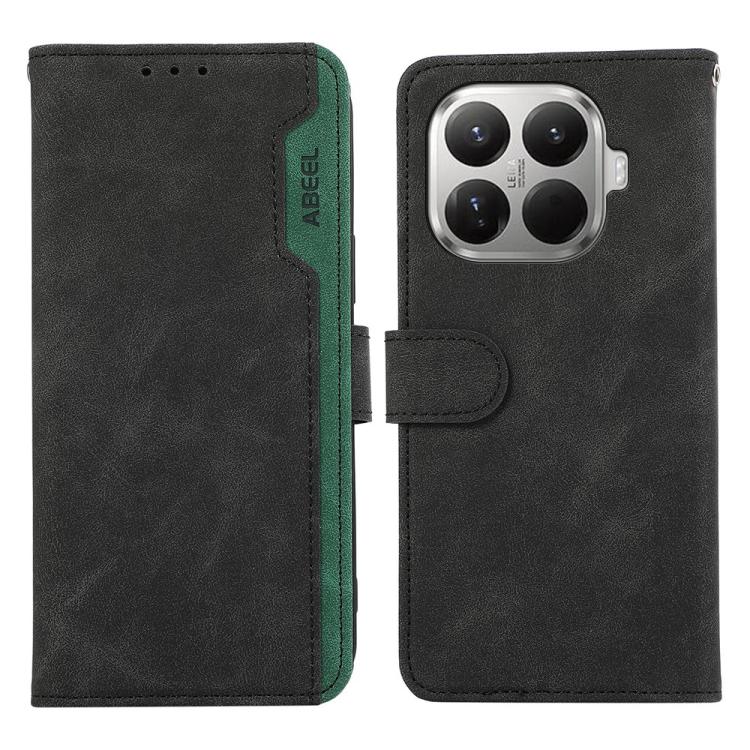 ABEEL Color Block Magnetic RFID Leather Phone Case, For Xiaomi 17T Pro 5G, For Xiaomi 17T 5G, For Xiaomi 17 Pro Max, For Xiaomi 17 Pro