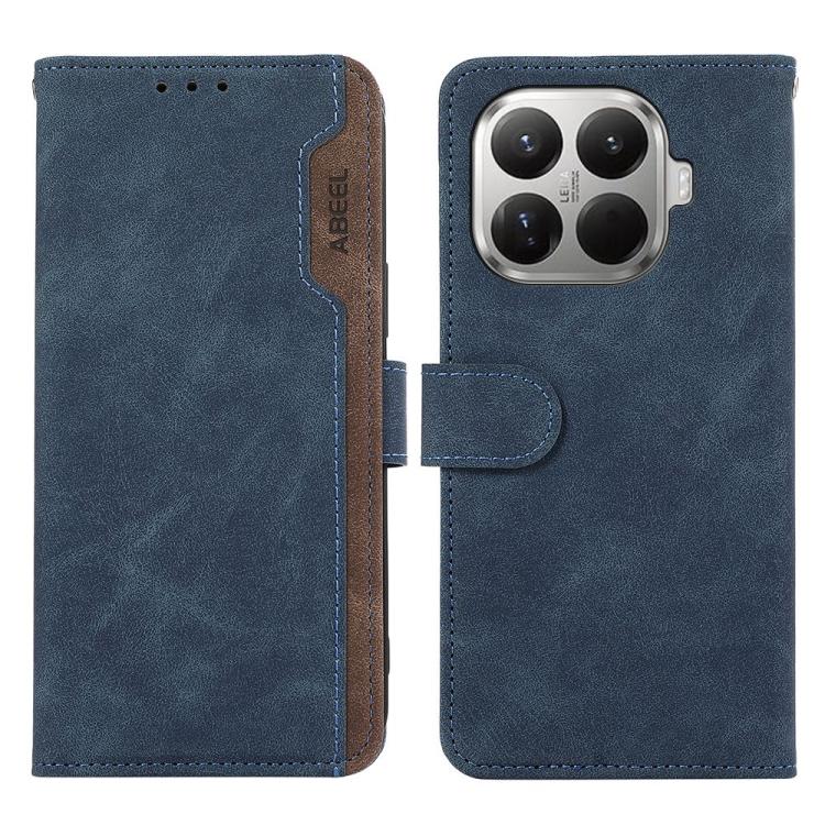 ABEEL Color Block Magnetic RFID Leather Phone Case, For Xiaomi 17T Pro 5G, For Xiaomi 17T 5G, For Xiaomi 17 Pro Max, For Xiaomi 17 Pro