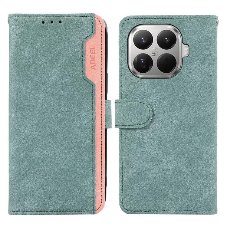 ABEEL Color Block Magnetic RFID Leather Phone Case, For Xiaomi 17T Pro 5G, For Xiaomi 17T 5G, For Xiaomi 17 Pro Max, For Xiaomi 17 Pro