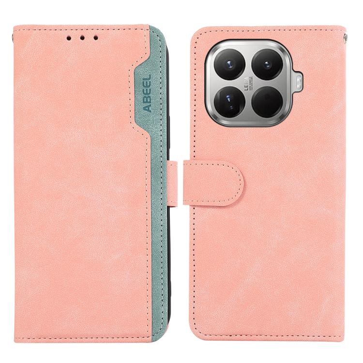 ABEEL Color Block Magnetic RFID Leather Phone Case, For Xiaomi 17T Pro 5G, For Xiaomi 17T 5G, For Xiaomi 17 Pro Max, For Xiaomi 17 Pro