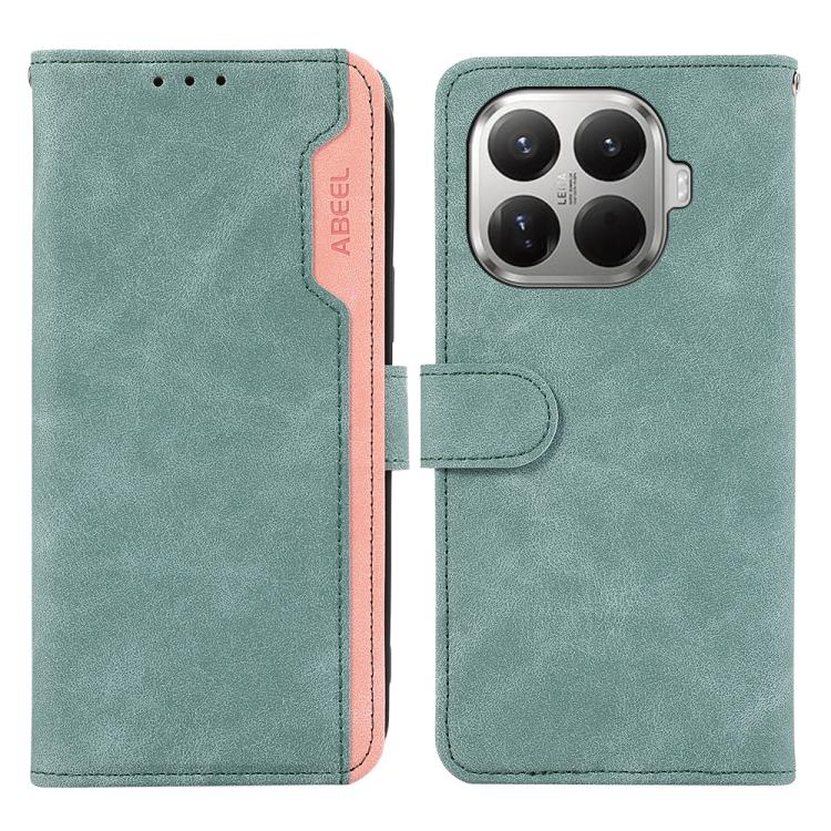 ABEEL Color Block Magnetic RFID Leather Phone Case, For Xiaomi 17T Pro 5G, For Xiaomi 17T 5G, For Xiaomi 17 Pro Max, For Xiaomi 17 Pro
