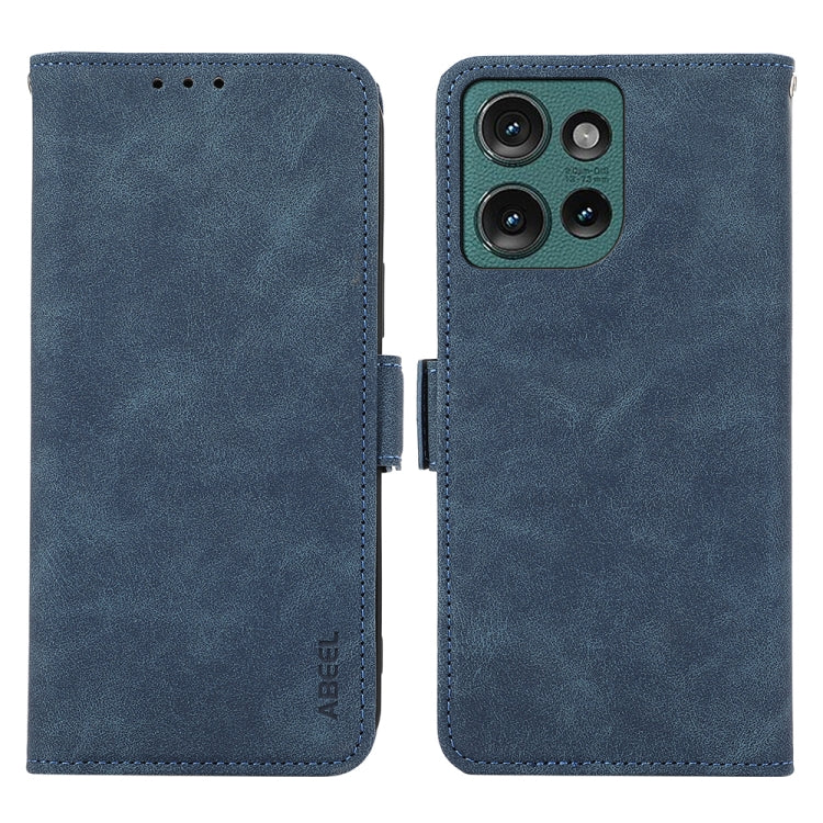 ABEEL Frosted Magnetic RFID Leather Phone Case, For Motorola Moto G55 5G, For Motorola Edge 50 5G Global
