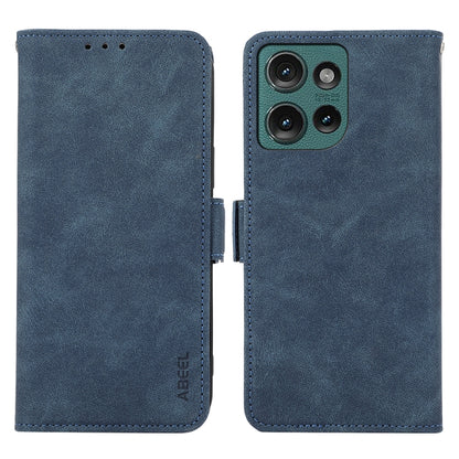 ABEEL Frosted Magnetic RFID Leather Phone Case, For Motorola Moto G55 5G, For Motorola Edge 50 5G Global Mobile Accessories - APEXEL INDIA - Mobile Lens - Mobile Camera Lens - Cellphone Accessories - Phone Lens - Smartphone Lens