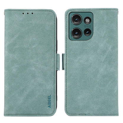 ABEEL Frosted Magnetic RFID Leather Phone Case, For Motorola Moto G55 5G, For Motorola Edge 50 5G Global Mobile Accessories - APEXEL INDIA - Mobile Lens - Mobile Camera Lens - Cellphone Accessories - Phone Lens - Smartphone Lens