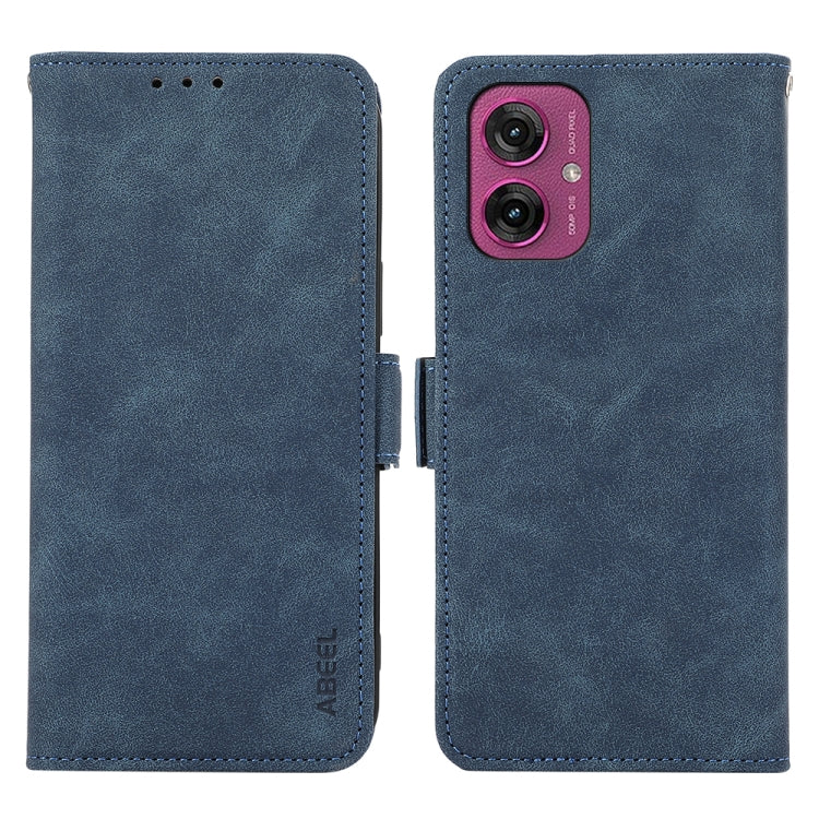 ABEEL Frosted Magnetic RFID Leather Phone Case, For Motorola Moto G55 5G, For Motorola Edge 50 5G Global