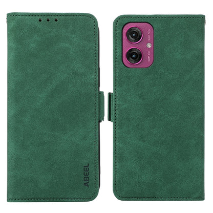 ABEEL Frosted Magnetic RFID Leather Phone Case, For Motorola Moto G55 5G, For Motorola Edge 50 5G Global Mobile Accessories - APEXEL INDIA - Mobile Lens - Mobile Camera Lens - Cellphone Accessories - Phone Lens - Smartphone Lens