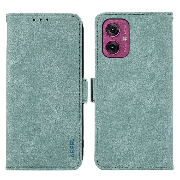 ABEEL Frosted Magnetic RFID Leather Phone Case, For Motorola Moto G55 5G, For Motorola Edge 50 5G Global
