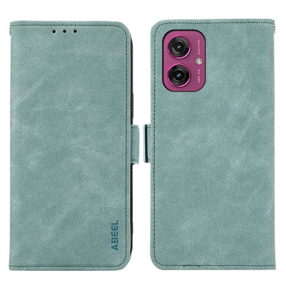 ABEEL Frosted Magnetic RFID Leather Phone Case, For Motorola Moto G55 5G, For Motorola Edge 50 5G Global Mobile Accessories - APEXEL INDIA - Mobile Lens - Mobile Camera Lens - Cellphone Accessories - Phone Lens - Smartphone Lens
