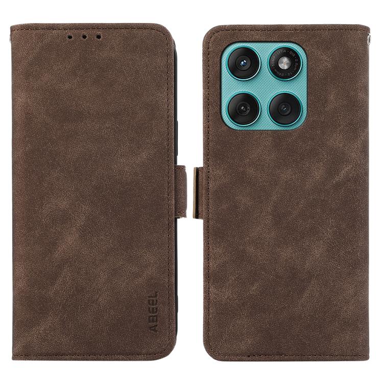 ABEEL Frosted Magnetic RFID Leather Phone Case, For Motorola Edge 60 Fusion, For Motorola Moto G15 4G / G05, For Motorola Edge 50 Neo, For Motorola Moto G75 5G