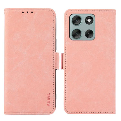 ABEEL Frosted Magnetic RFID Leather Phone Case, For Motorola Moto G06 4G, For Motorola Moto G86 Power, For Motorola Moto G86 5G, For Motorola Moto G56 5G