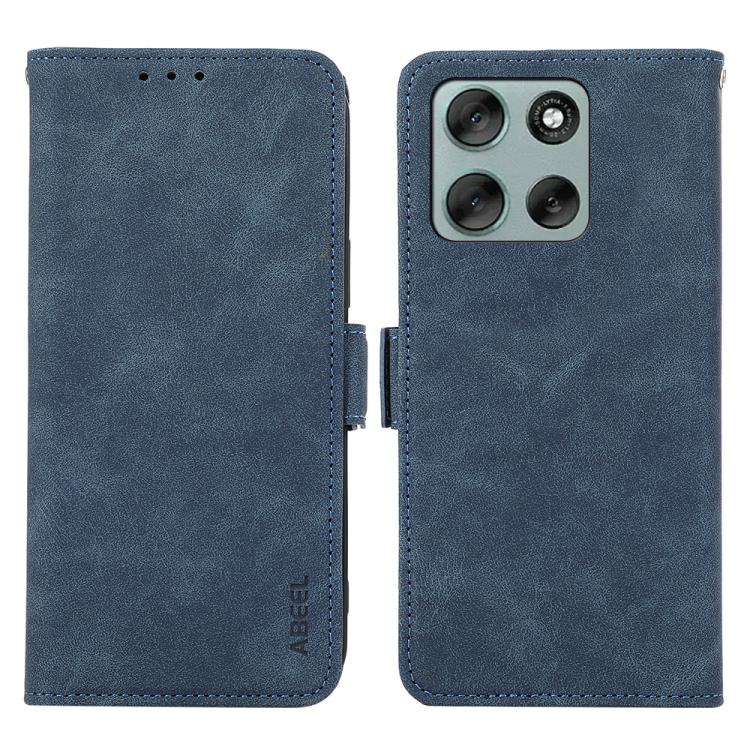 ABEEL Frosted Magnetic RFID Leather Phone Case, For Motorola Moto G06 4G, For Motorola Moto G86 Power, For Motorola Moto G86 5G, For Motorola Moto G56 5G