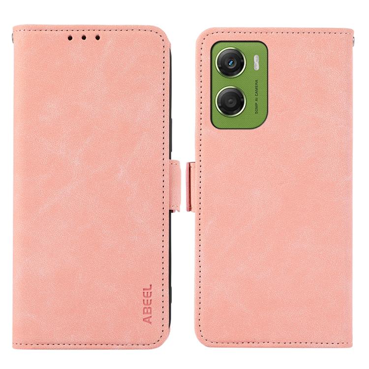 ABEEL Frosted Magnetic RFID Leather Phone Case, For Motorola Moto G06 4G, For Motorola Moto G86 Power, For Motorola Moto G86 5G, For Motorola Moto G56 5G