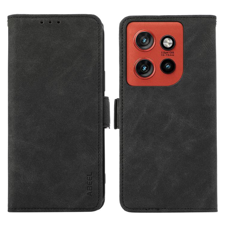 ABEEL Frosted Magnetic RFID Leather Phone Case, For Motorola Moto G57 Power/G67 Power, For Motorola Edge 70 5G, For Motorola Edge 60 Neo 5G, For Motorola Moto G06 4G