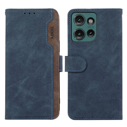 ABEEL Color Block Magnetic RFID Leather Phone Case, For Motorola Edge 60 Fusion, For Motorola Moto G15 4G / G05, For Motorola Edge 50 Neo, For Motorola Moto G75 5G