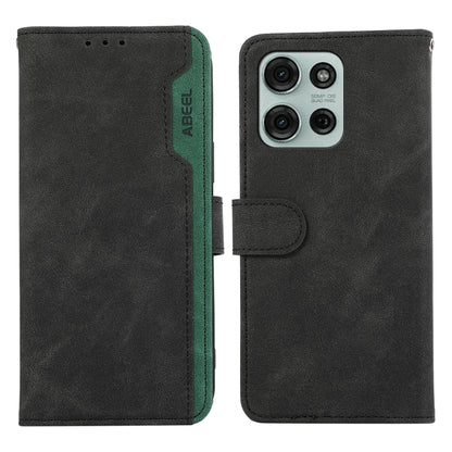 ABEEL Color Block Magnetic RFID Leather Phone Case, For Motorola Moto G15 4G / G05, For Motorola Edge 50 Neo, For Motorola Moto G75 5G, For Motorola Moto G55 5G
