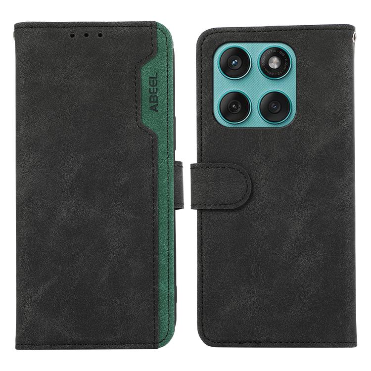 ABEEL Color Block Magnetic RFID Leather Phone Case, For Motorola Edge 60 Fusion, For Motorola Moto G15 4G / G05, For Motorola Edge 50 Neo, For Motorola Moto G75 5G