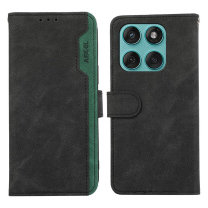 ABEEL Color Block Magnetic RFID Leather Phone Case, For Motorola Edge 60 Fusion, For Motorola Moto G15 4G / G05, For Motorola Edge 50 Neo, For Motorola Moto G75 5G
