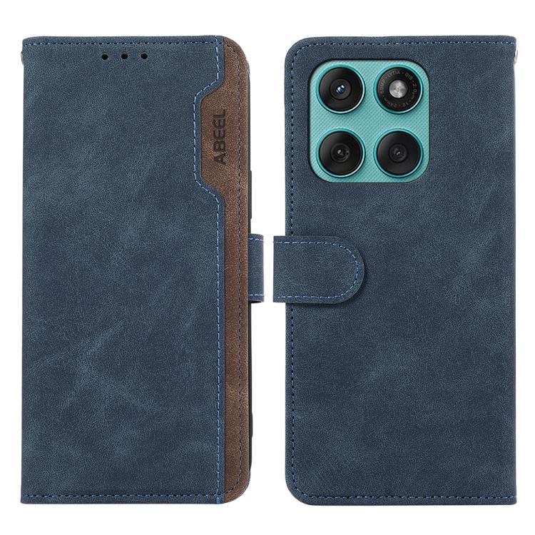 ABEEL Color Block Magnetic RFID Leather Phone Case, For Motorola Edge 60 Fusion, For Motorola Moto G15 4G / G05, For Motorola Edge 50 Neo, For Motorola Moto G75 5G