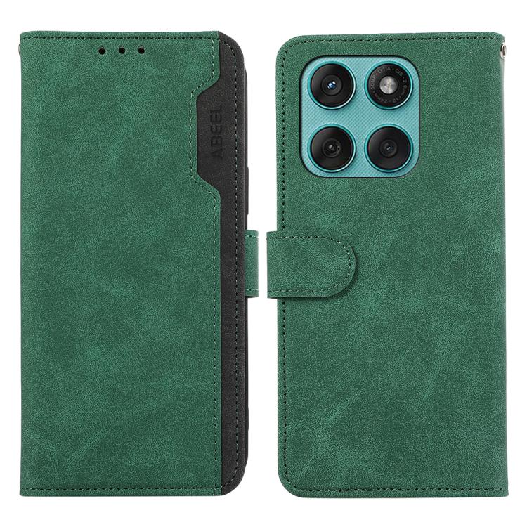 ABEEL Color Block Magnetic RFID Leather Phone Case, For Motorola Edge 60 Fusion, For Motorola Moto G15 4G / G05, For Motorola Edge 50 Neo, For Motorola Moto G75 5G